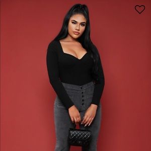 Black bodysuit